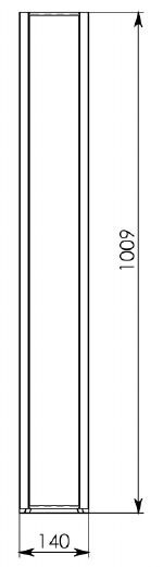 Схема 2: Бетонный лоток DN100 H125