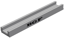 Типовой бетонный лоток BGF