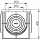 Дождеприемник 400х400 пластиковый