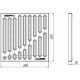 Решетка стальная штампованная Basic (оцинкованная) к дождеприемнику 300x300