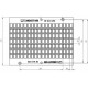 Решетка водоприемная Basic DN300 чугунная (ячеистая)