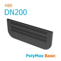 Заглушка пластиковая для лотков PolyMax DN200 H80