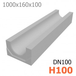 Лоток DN100 H100 бетонный