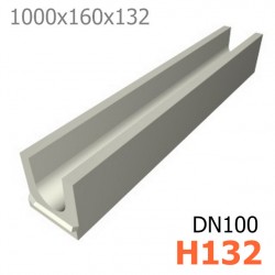 Лоток DN100 H132 бетонный