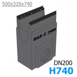 BGU-Z Пескоуловитель DN200, с оцинкованной насадкой (бетонный)