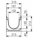 Схема 1: BGU-Z Универсальный лоток DN150, № 0, с оцинкованной насадкой