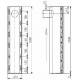 Схема2: BGU-Z Универсальный лоток DN150 с насадкой, с вертикальным водосливом