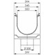 Чертеж 1: Лотки бетонные BGZ-S DN300 с вертикальным водосливом
