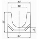 Чертеж: Лоток BetoMax Basic ЛВ-10.14.13-Б