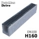 Лоток BetoMax Drive ЛВ-10.16.16-Б бетонный с решеткой чугунной
