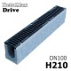 Лоток BetoMax Drive ЛВ-10.16.21-Б бетонный с решеткой щелевой чугунной