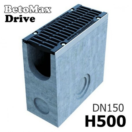 Пескоуловитель BetoMax Drive ПУ-15.21.50-Б бетонный с решеткой щелевой чугунной ВЧ кл. D