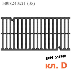 Решетка Super РВ-20.24.50 чугунная ВЧ, кл. D400