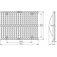 Чертеж чугунной решетки Gidrolica Super РВ-30.37,5.50, кл. E600