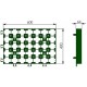 Чертеж: Газонная решетка Gidrolica Eco Super РГ-60.40.6,4 зеленая