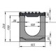 Чертеж лотка MAXI DN100 H210 (ЛВ-10.16.21) с решеткой