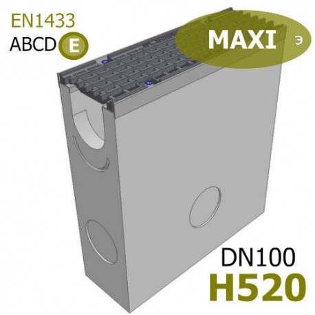 Пескоуловитель MAXI DN100 H520 бетонный