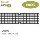 Решетка MAXI DN100 E600 чугунная (ячейка)