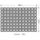 Схема ячеистого коврика Гамми, 1000х1500