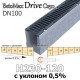 Лоток BetoMax Drive DN100 с уклоном 0,5% с решеткой, кл. C,D,E