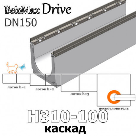 BetoMax Drive DN150 каскады