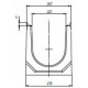 Лотки BetoMax Drive DN200 класса C каскадные (вид спереди)