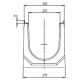 Лотки BetoMax Drive DN200 класса D и E каскадные (вид спереди)