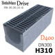 Лоток BetoMax Drive ЛВ-30.36.31-Б бетонный с решеткой щелевой чугунной ВЧ, кл. D (комплект)