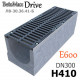 Лоток BetoMax Drive ЛВ-30.36.41-Б бетонный с решеткой тип "шина" чугунной ВЧ, кл. E (комплект)