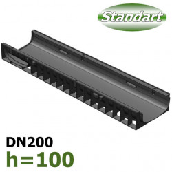 Лоток Gidrolica Standart DN200 H100