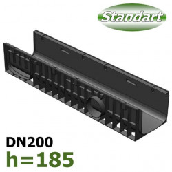 Лоток Gidrolica Standart DN200 H185