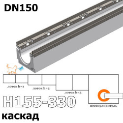 ЖБ лоток сборный DN150 каскадный