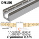 ЖБ лоток сборный DN150 с уклоном