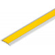 Алюминиево-резиновая накладка на ступени 40 мм, 1 вставка (цвет желтый)