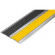Алюминиево-резиновая накладка на ступени 70 мм, 2 вставки (микс)