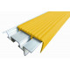 Алюминиево-резиновая закладная накладка на ступени 43 мм (желтая 24007)