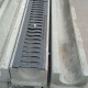 Чугунная решетка РЧВ Standart DN100 C250 «волна» с бетонным лотком