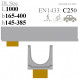 Лотки Standart DN100-300 C250 с вертикальным водоотводом