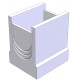 Пескоулавливающий колодец бетонный  (СО-300мм), верхняя часть ПКП 50.44(30).60 - BGU