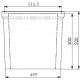Чертеж: Дождеприёмный колодец секционный DN300 560/490/520, нижняя часть