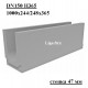Лоток водоотводный бетонный DN150 H365 коробчатый, стенка 47 мм