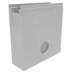 Пескоулавливающий колодец бетонный  (СО-100мм), односекционный,  с оцинкованной насадкой ПКП 50.16,3 (10).51(47) - BGU-Z
