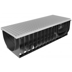 Пластиковый лоток Gidrolica Light DN300 Н280 с решеткой, кл. A15