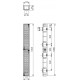 Чертеж лотка Gidrolica Light ЛВ -10.11,5.9,6 с пластиковой щелевой, кл. A15