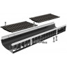 Пластиковый усиленный лоток DN200 H118 с чугунной решеткой E600