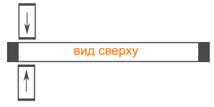 Точки входа для углового соединения лотков Gidrolica Standart DN300 H380