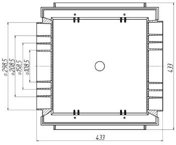 Дождеприемник-пескоуловитель PolyMax Basic ДПП–40.40-ПП пластиковый 8472