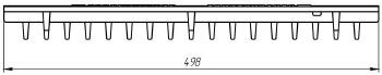 Решетка водоприемная Basic DN300 чугунная (ячеистая)
