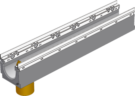 BGU-Z DN100 с вертикальным выпуском