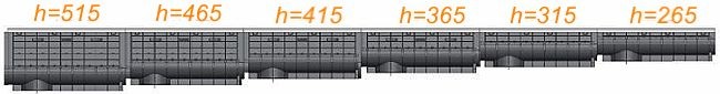Каскад для лотка ЛВП Profi DN300 H415 С250 с решеткой